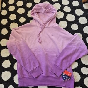 Champion Purple Ombre Hoodie Small Nwt
